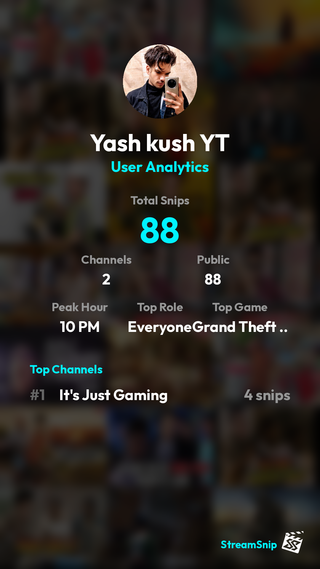 Stats Share Card