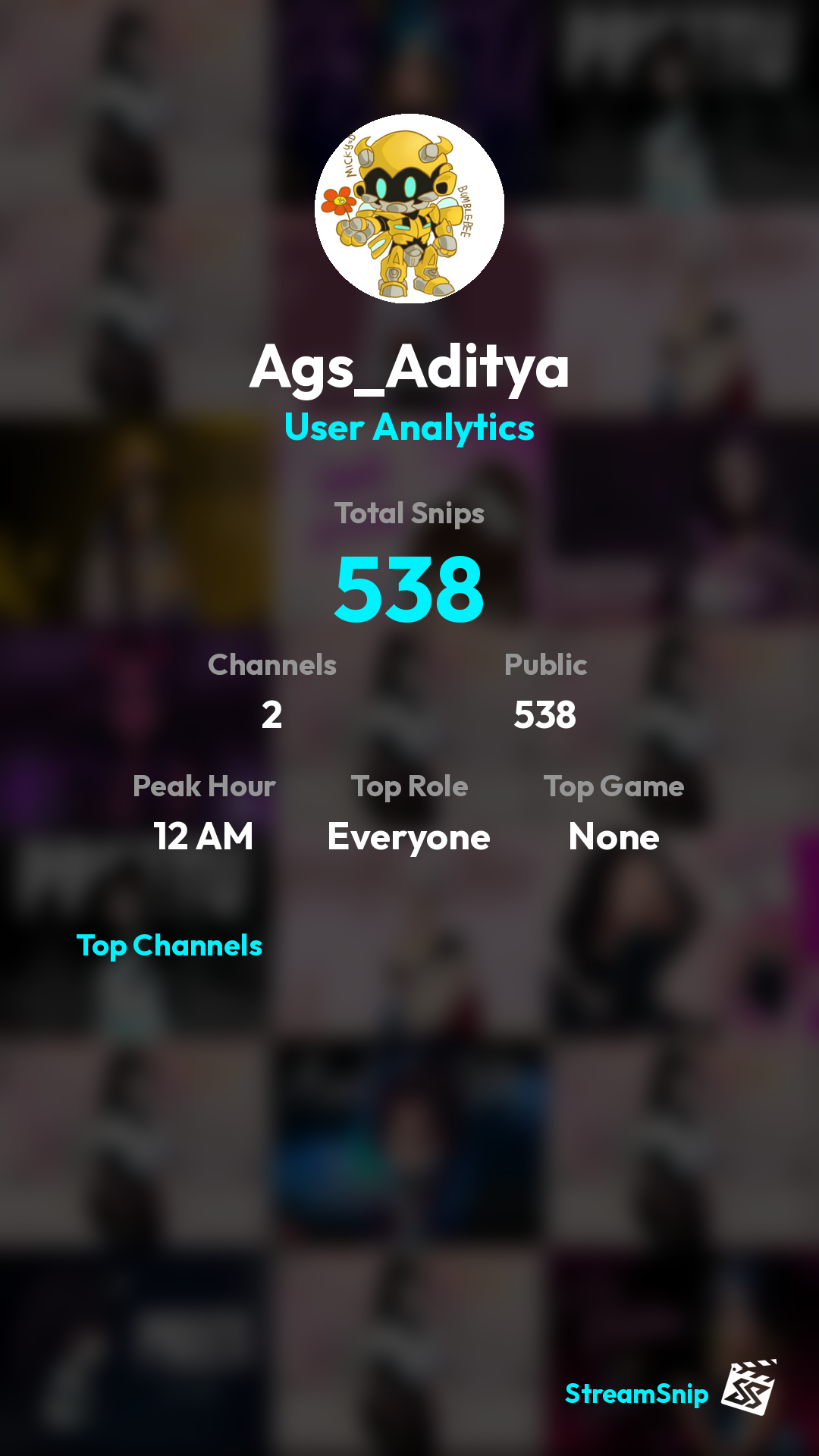 Stats Share Card