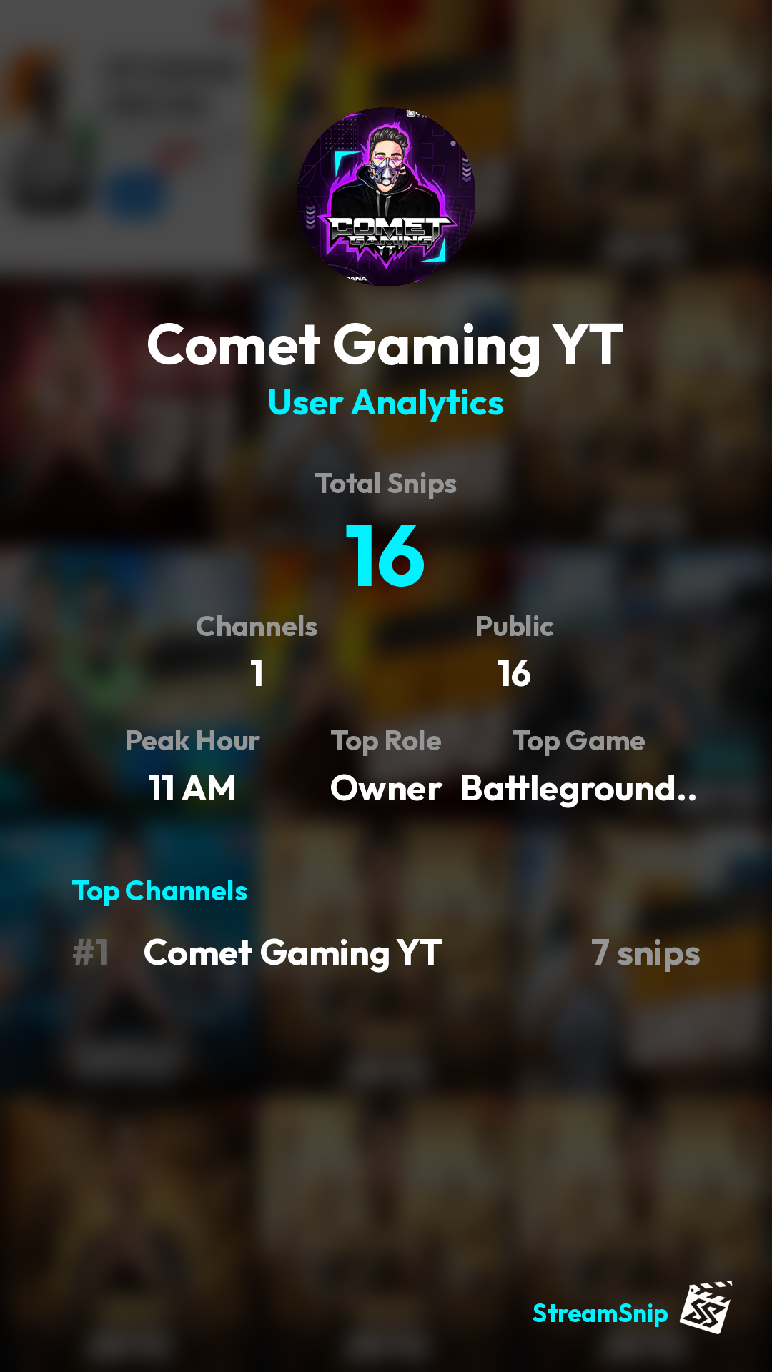 Stats Share Card