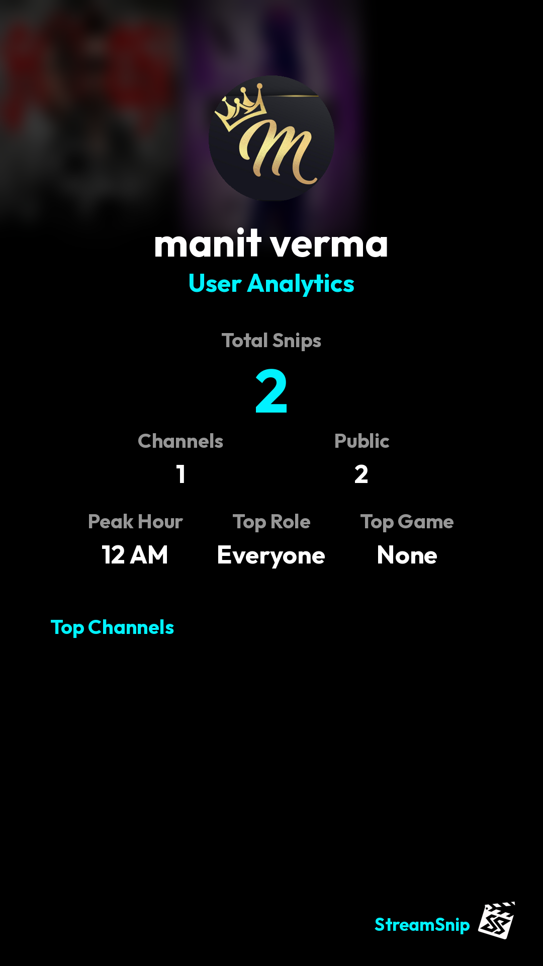 Stats Share Card