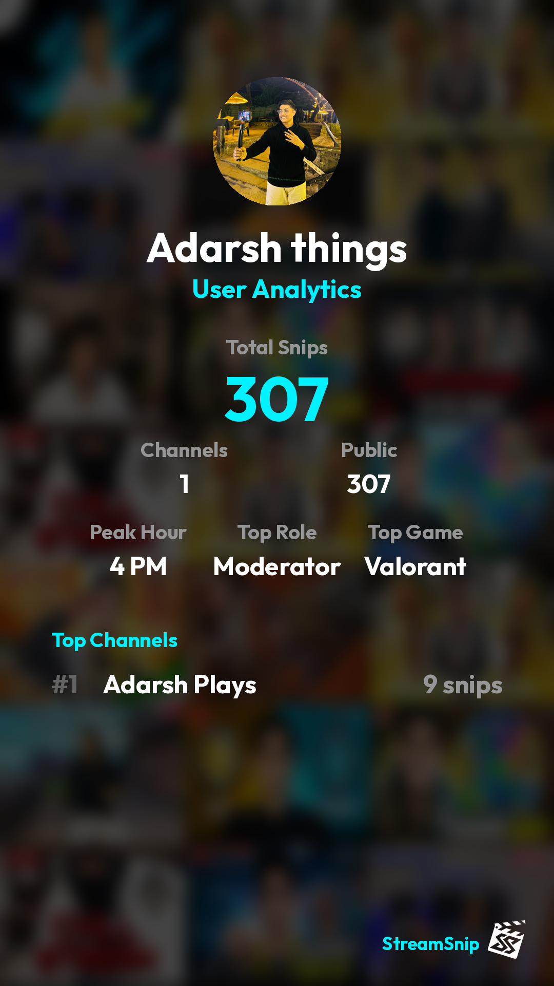 Stats Share Card