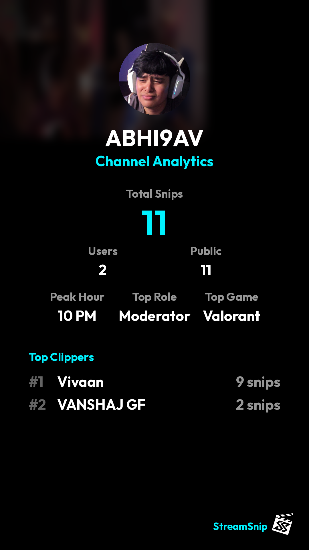 Stats Share Card