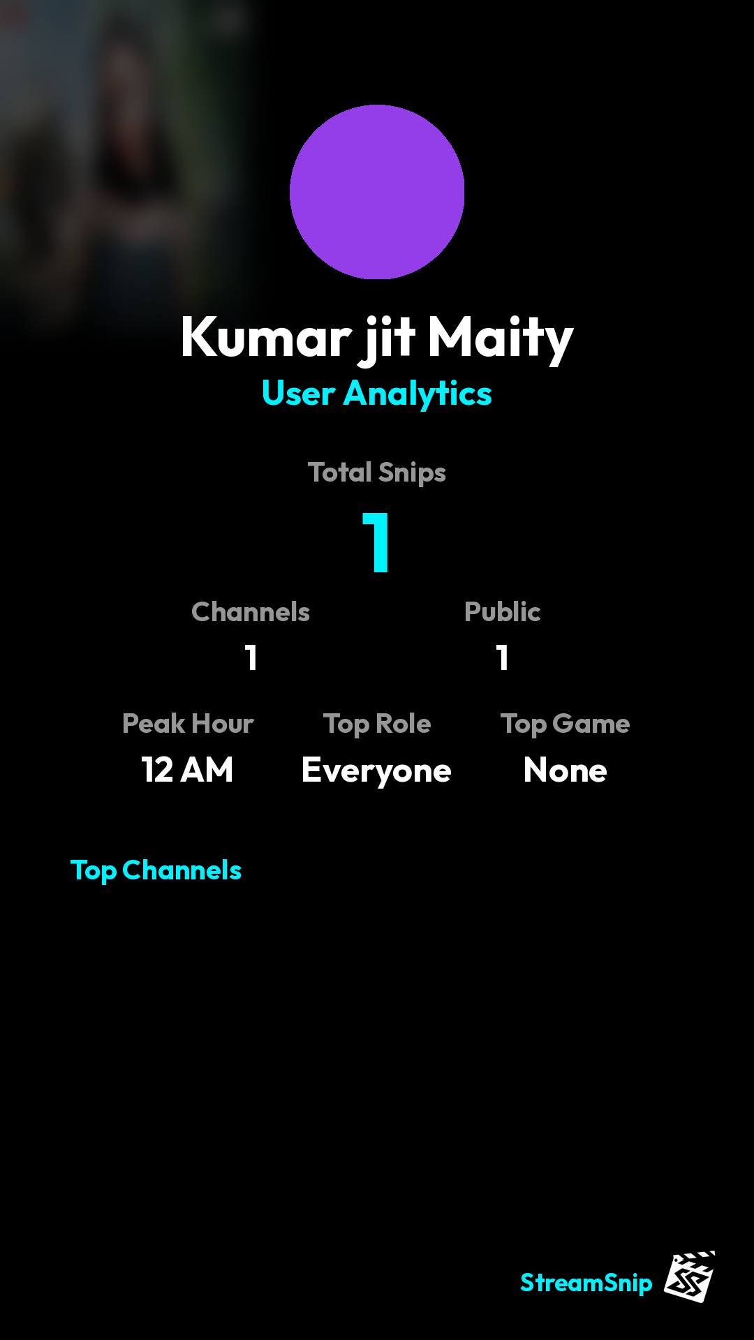 Stats Share Card