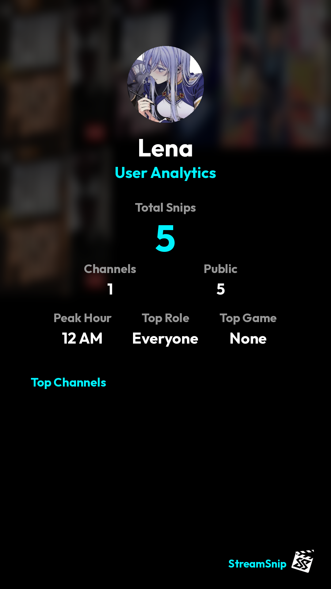 Stats Share Card