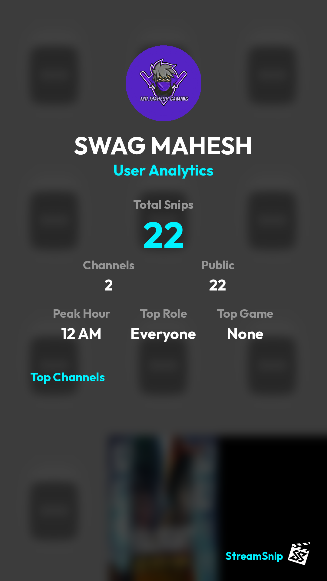 Stats Share Card