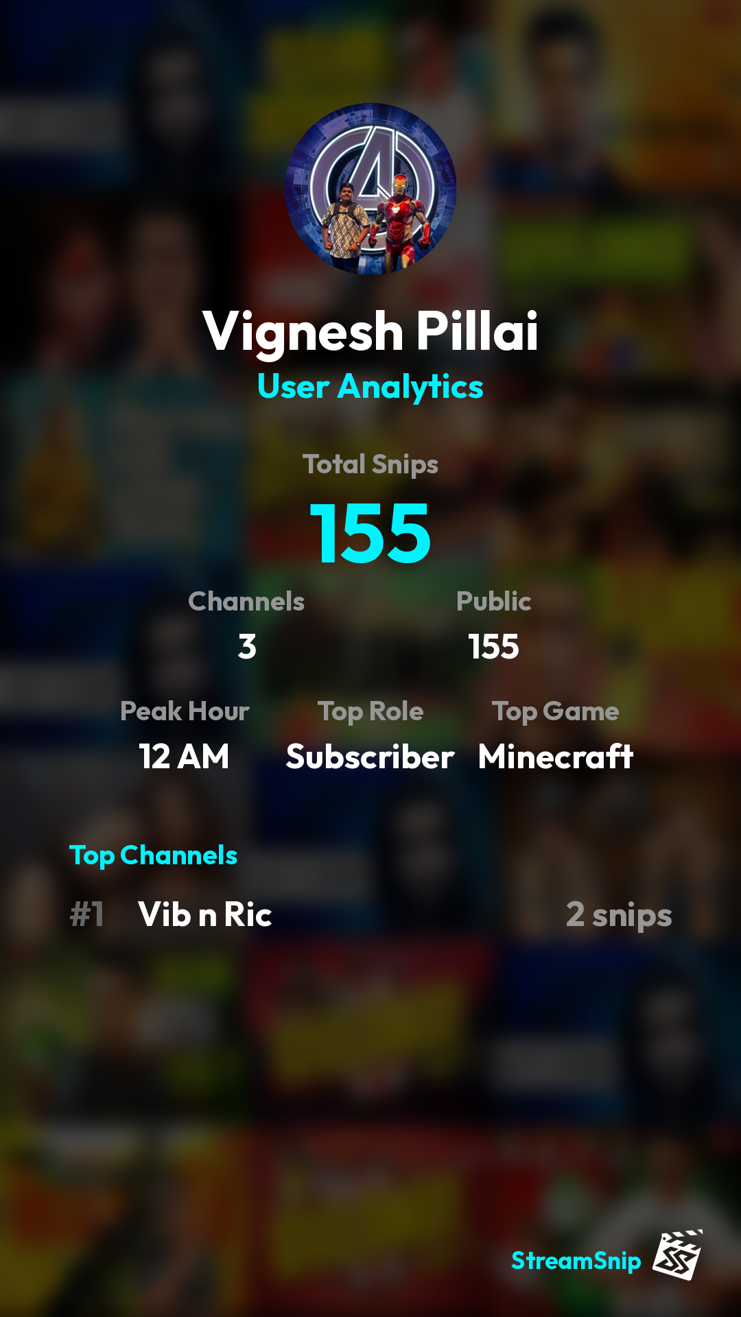 Stats Share Card