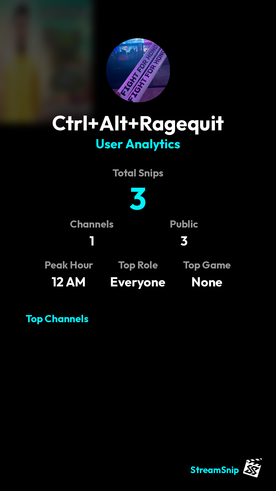 Stats Share Card