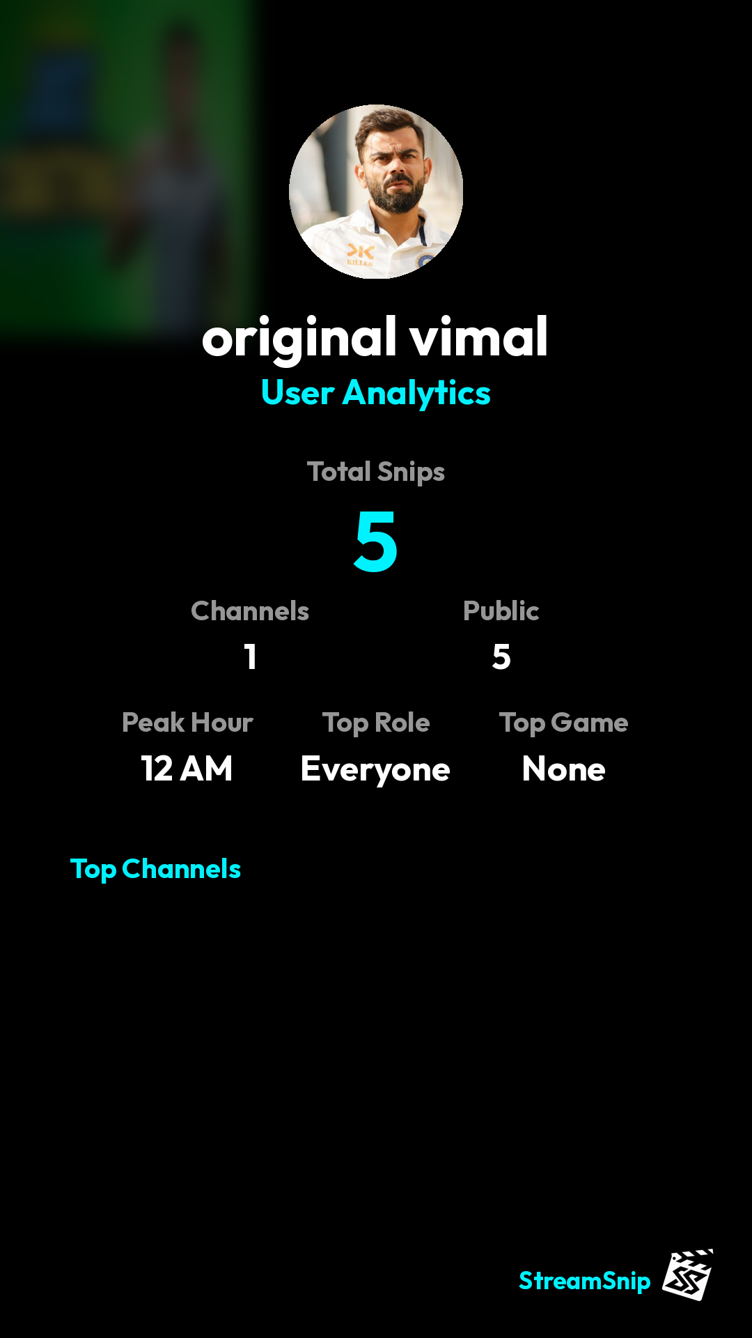 Stats Share Card