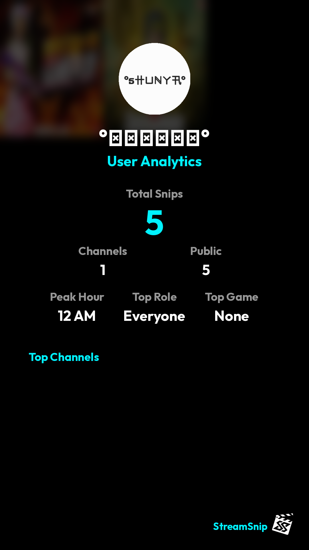 Stats Share Card