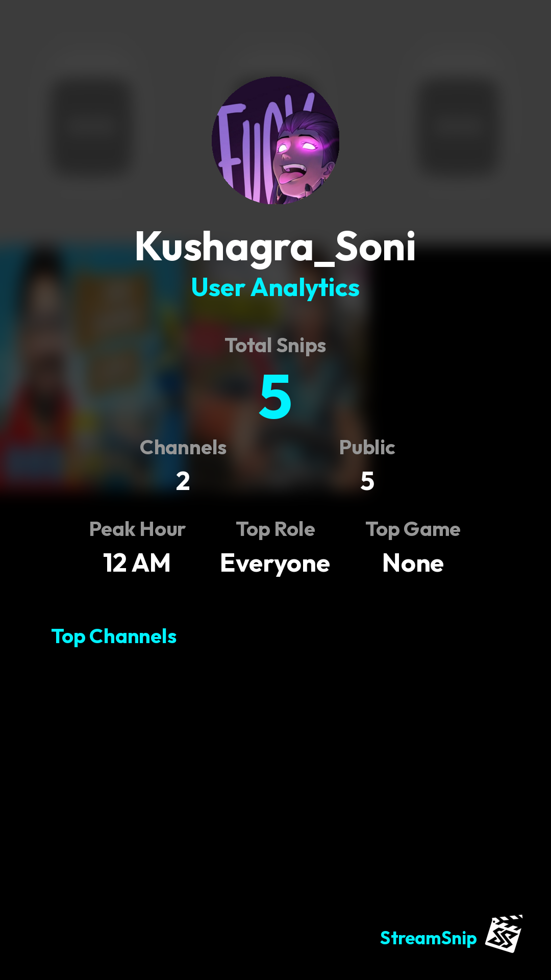 Stats Share Card