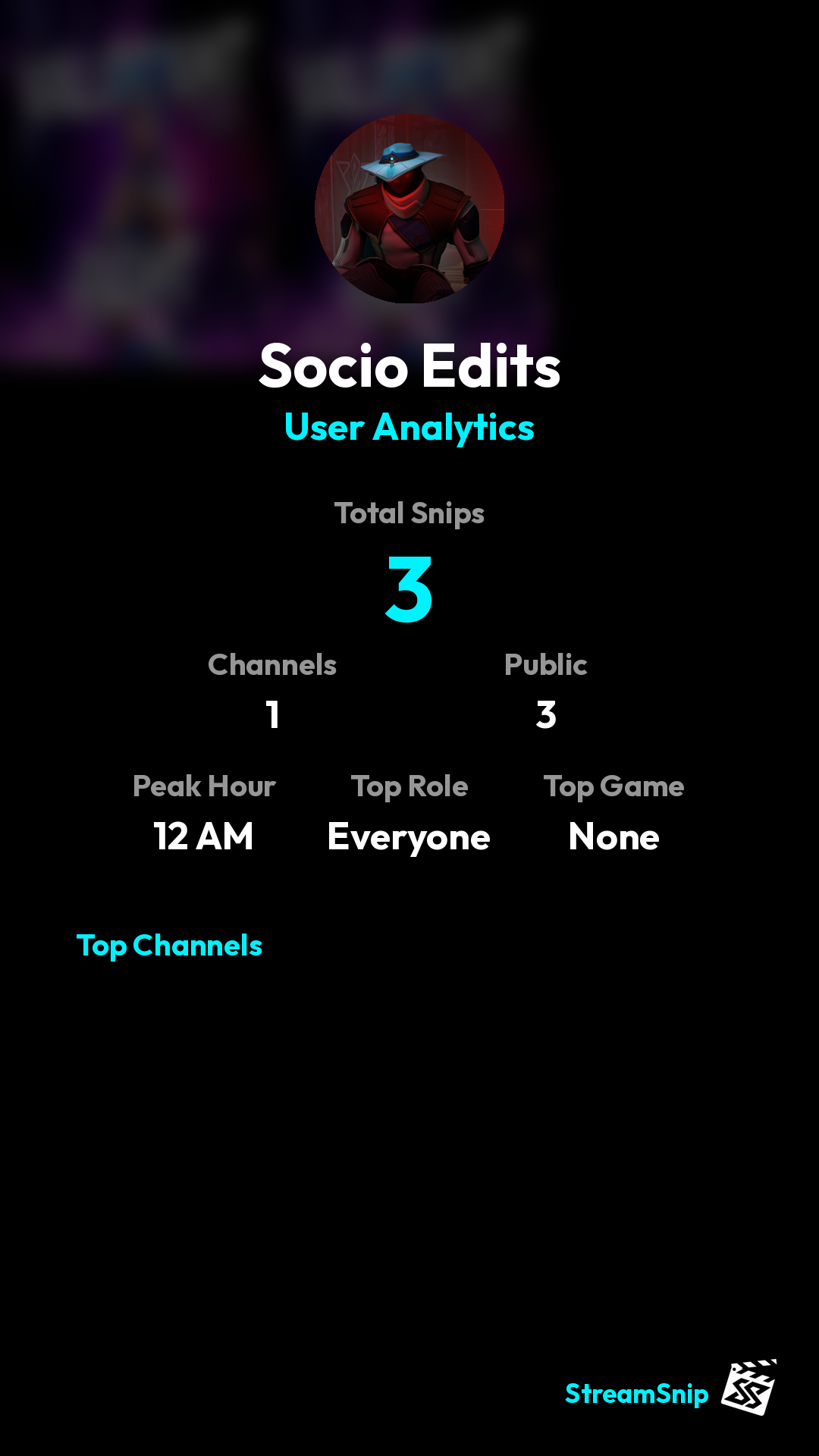 Stats Share Card