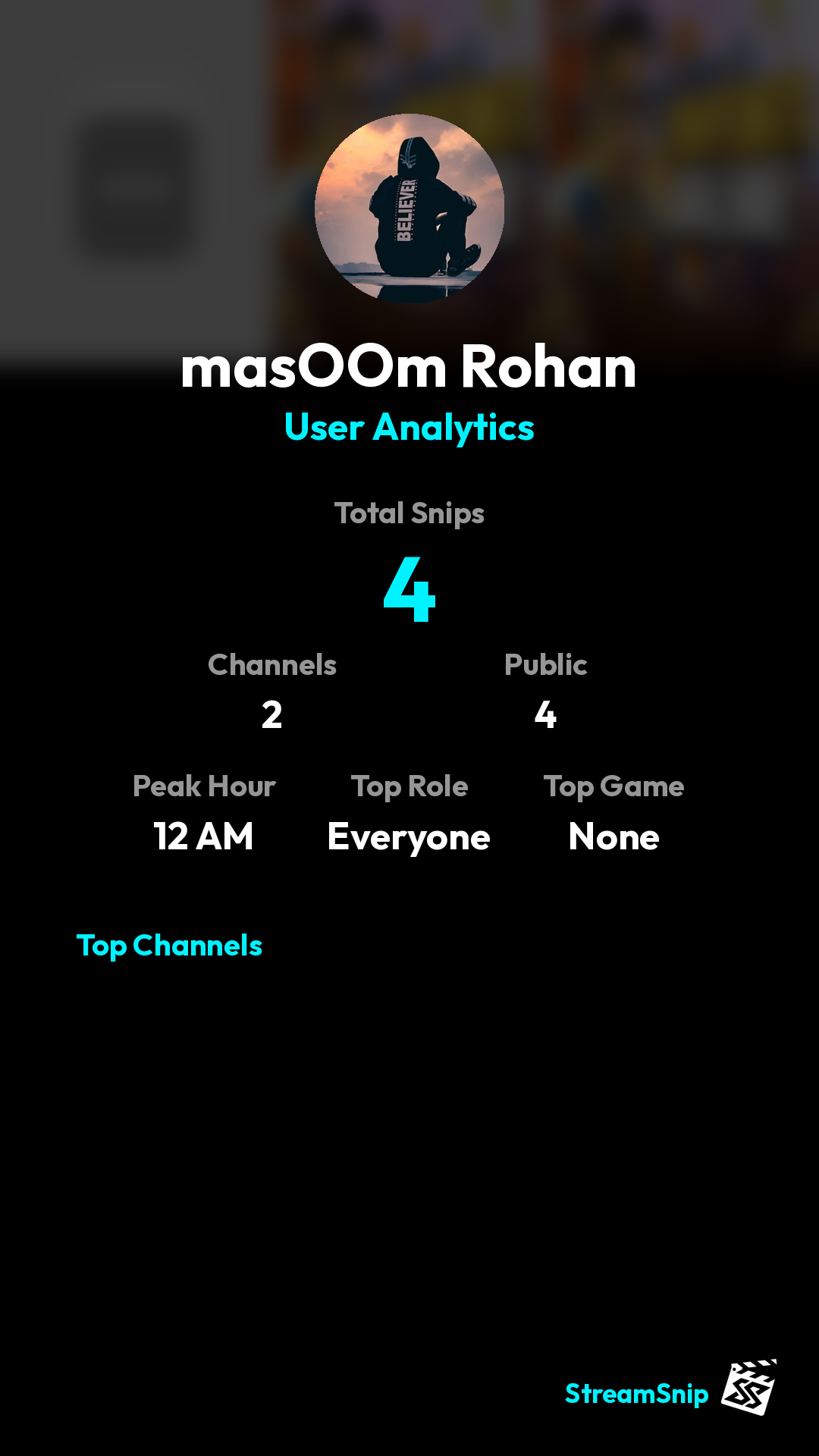 Stats Share Card