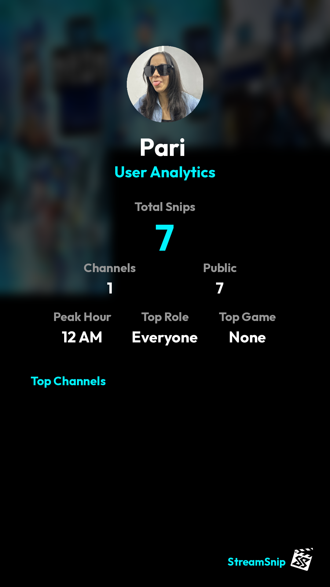 Stats Share Card