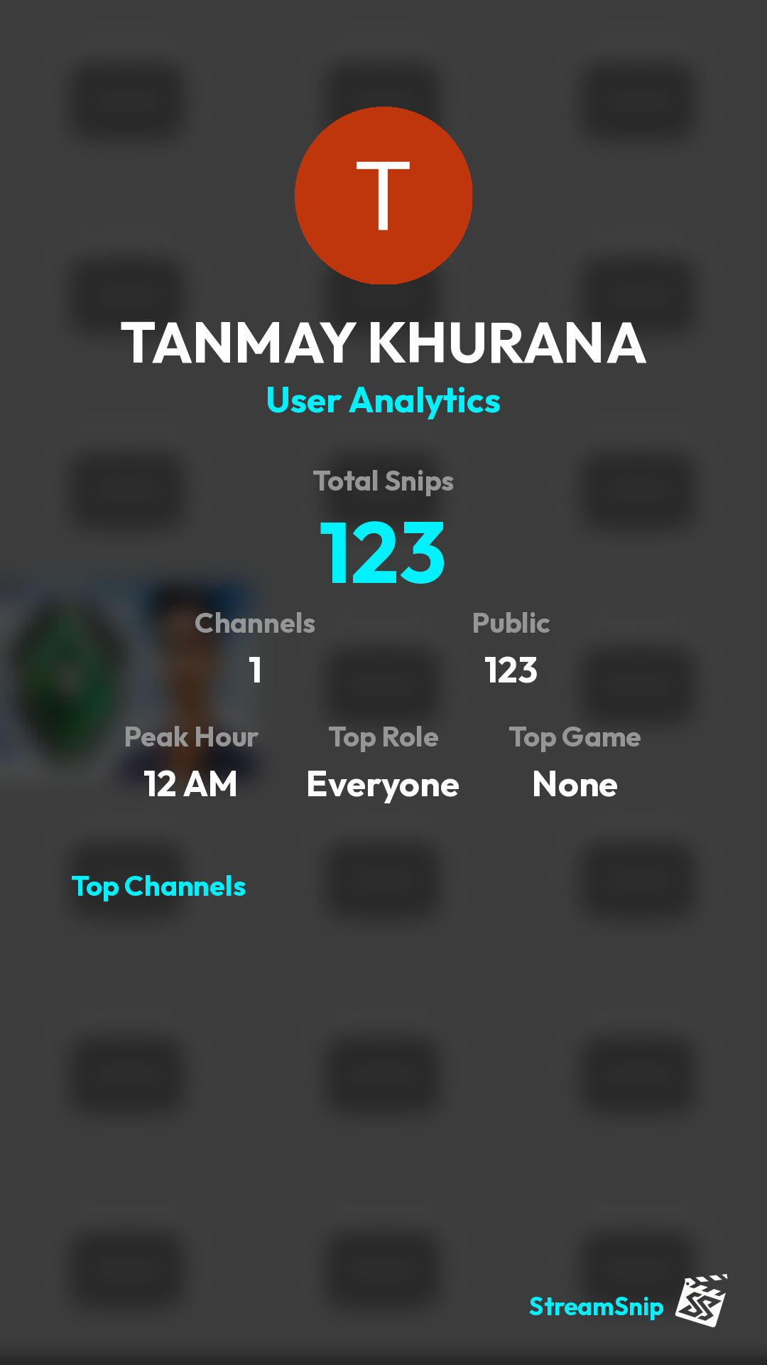 Stats Share Card