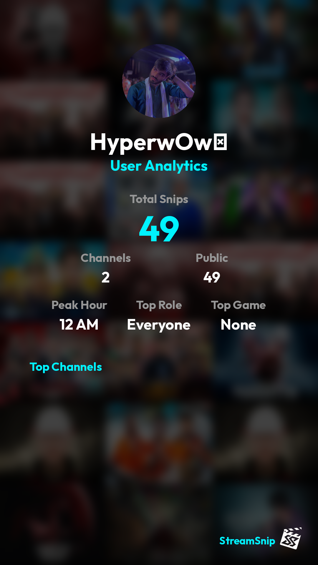 Stats Share Card