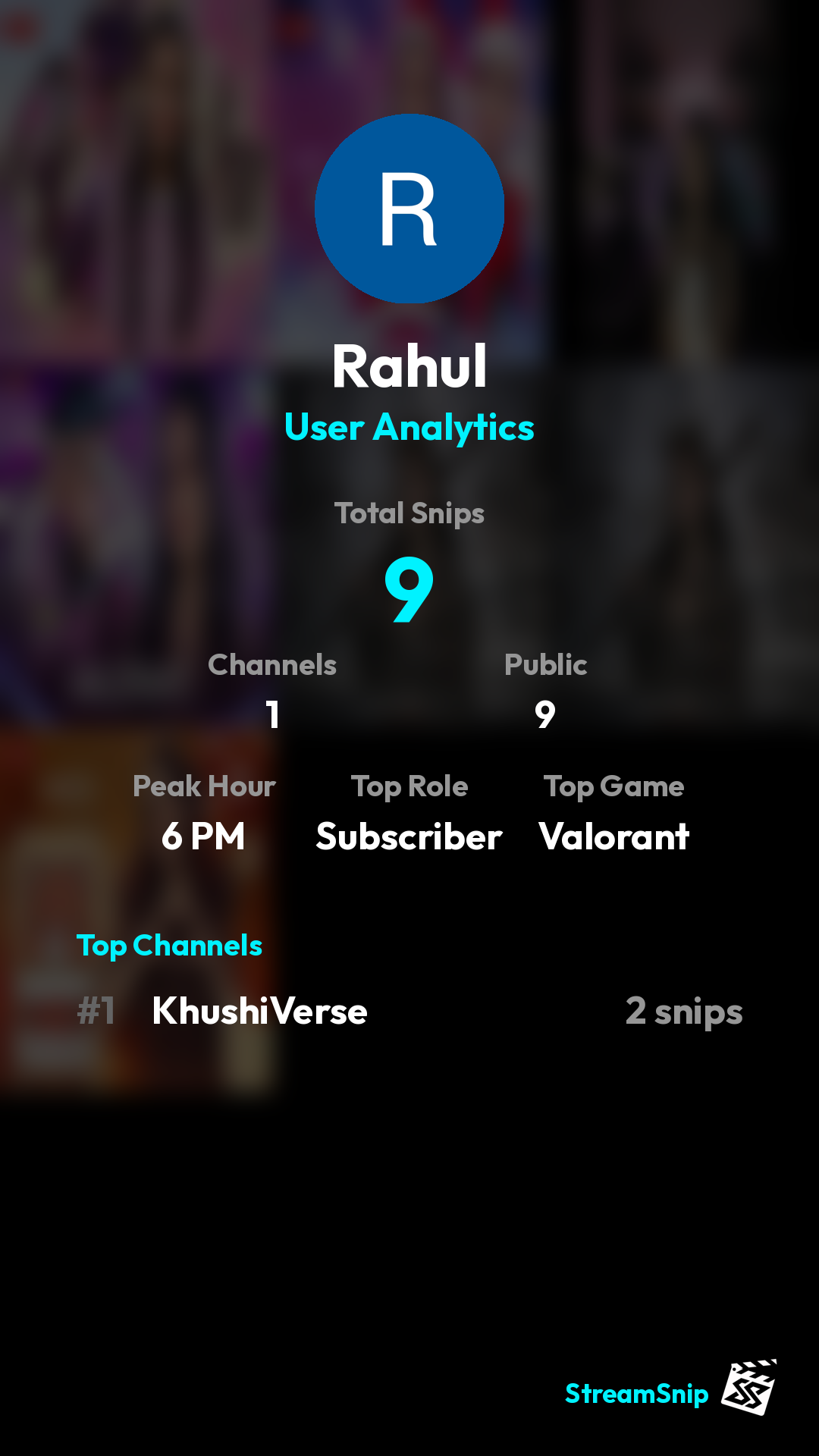 Stats Share Card