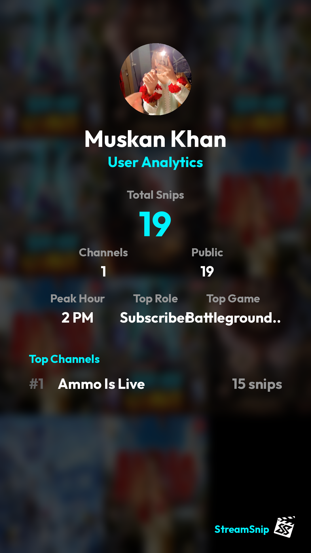 Stats Share Card