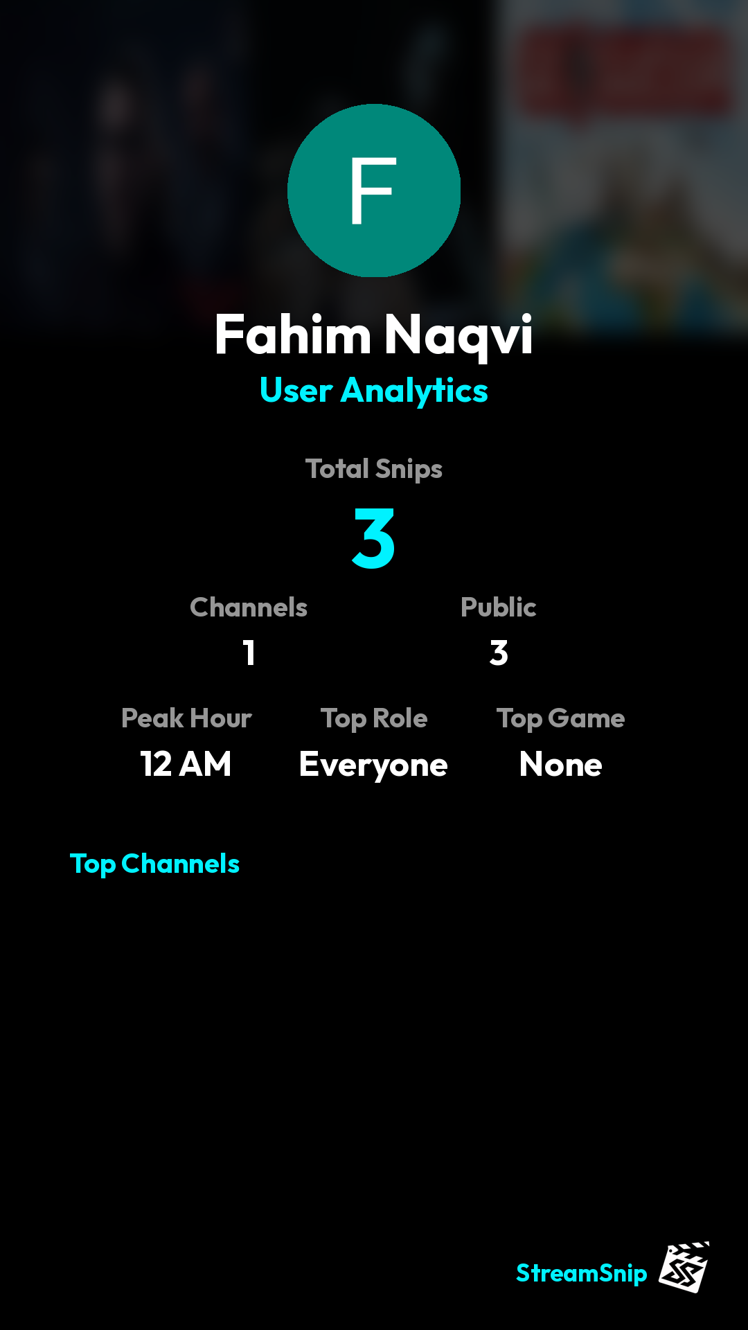 Stats Share Card