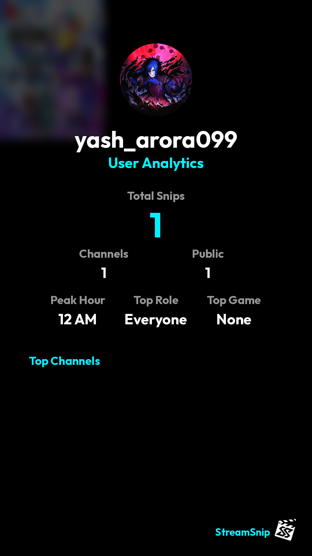 Stats Share Card