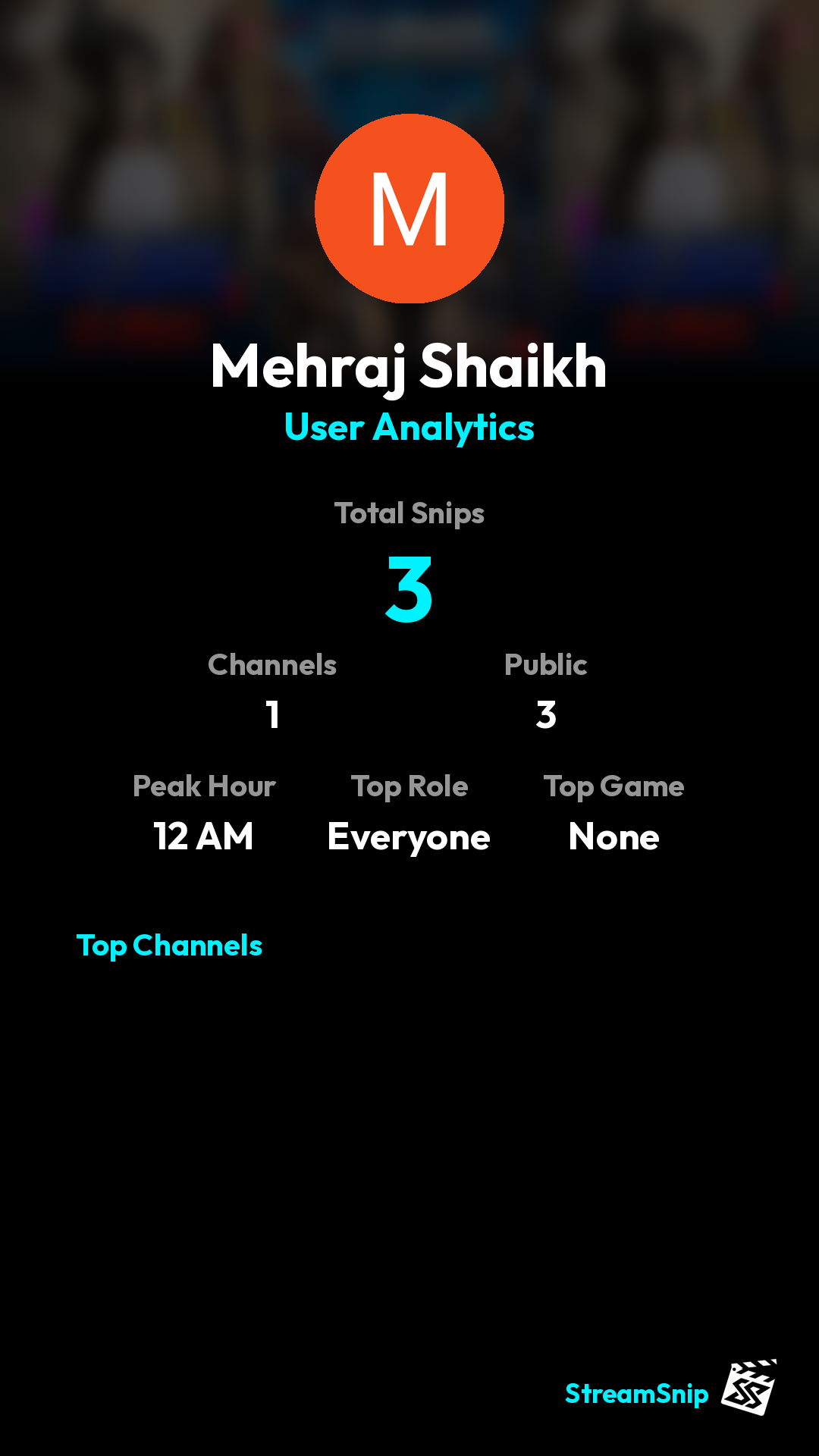 Stats Share Card