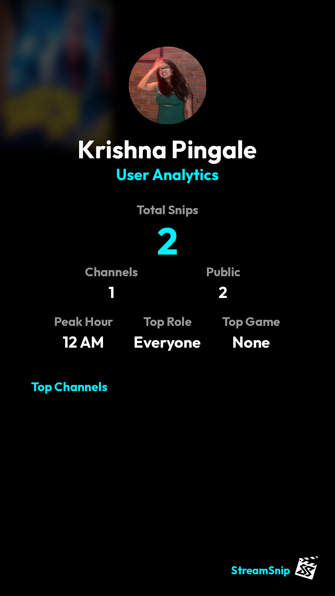 Stats Share Card