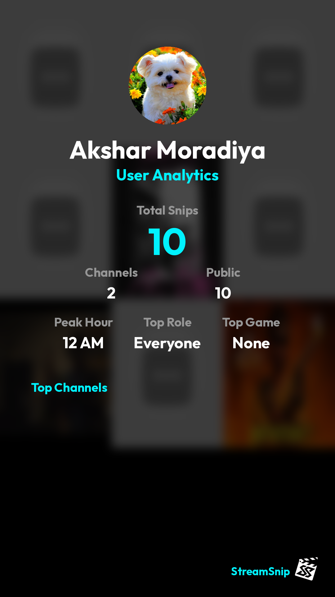 Stats Share Card