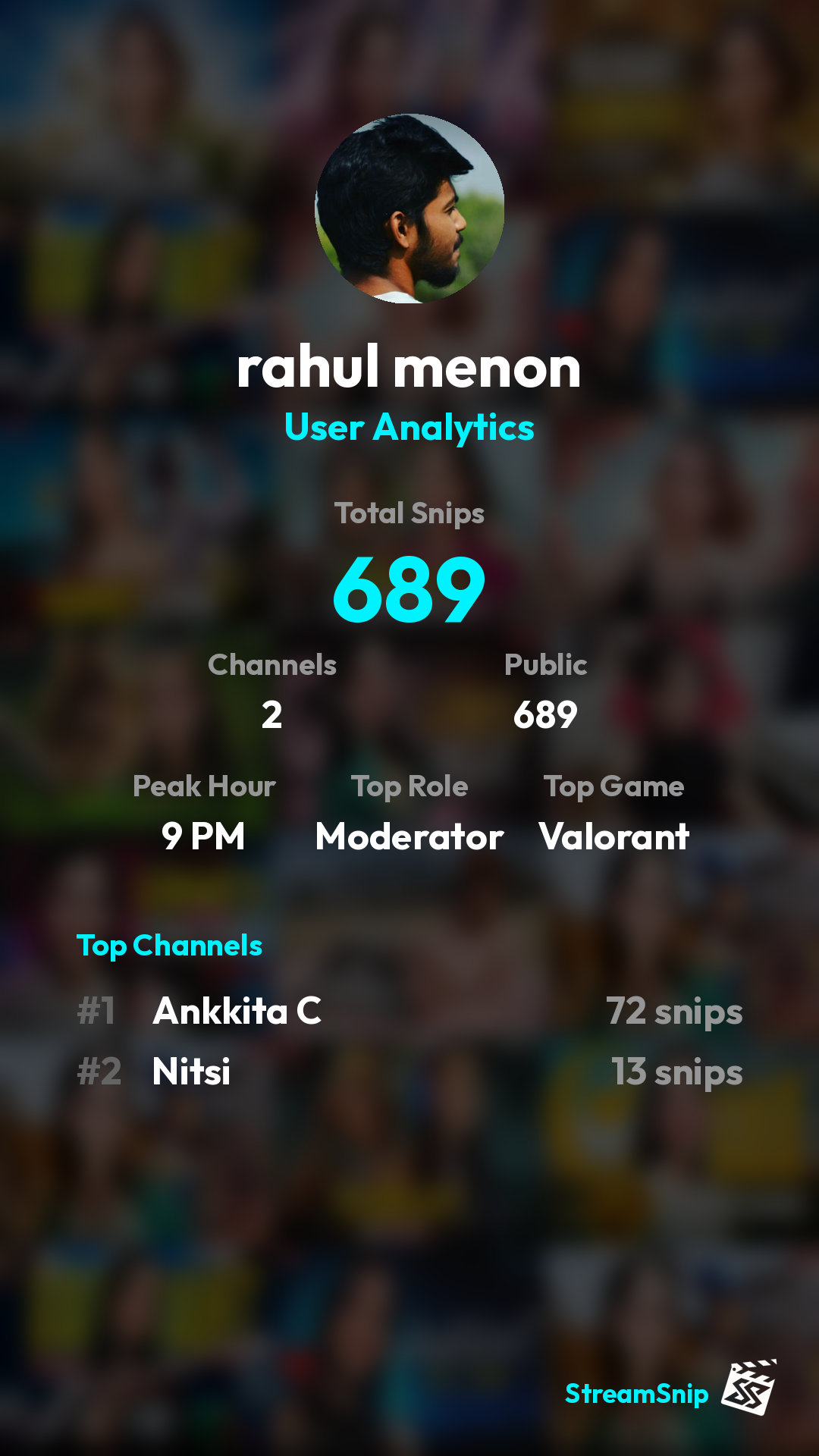Stats Share Card
