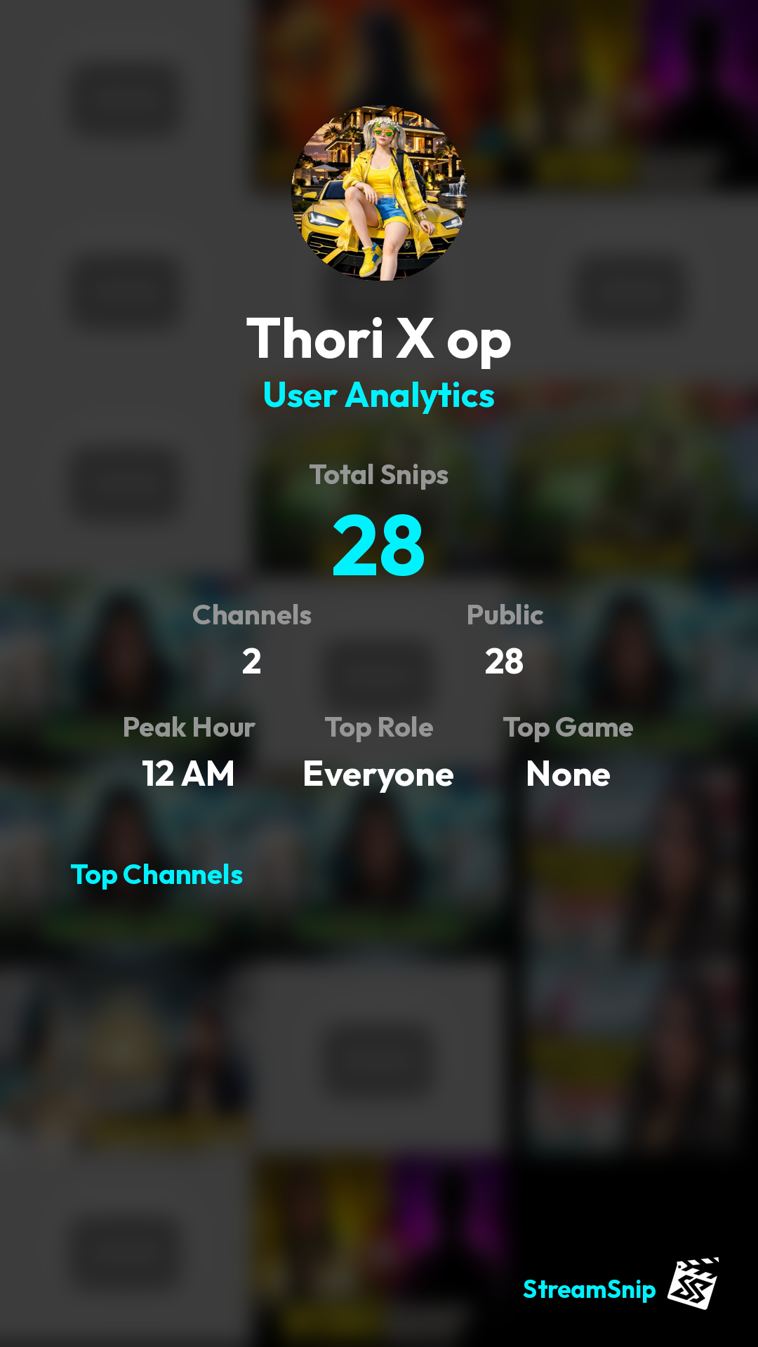 Stats Share Card