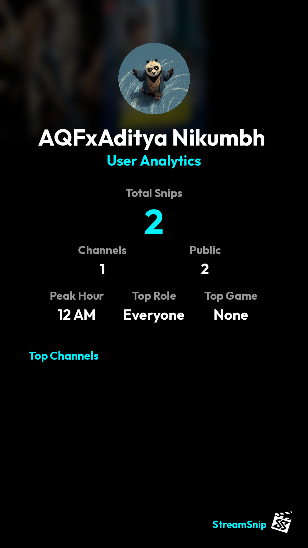 Stats Share Card