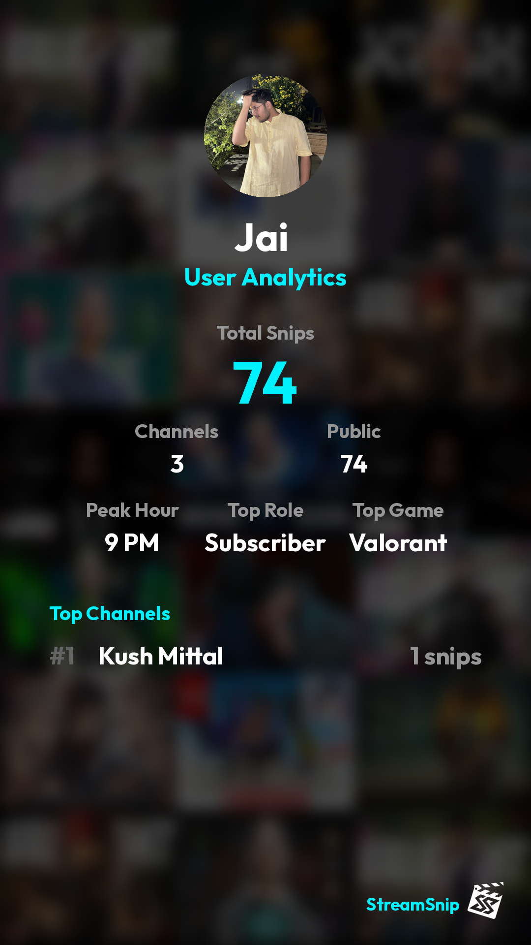 Stats Share Card
