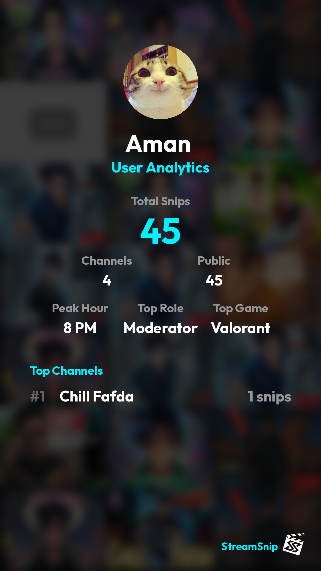 Stats Share Card