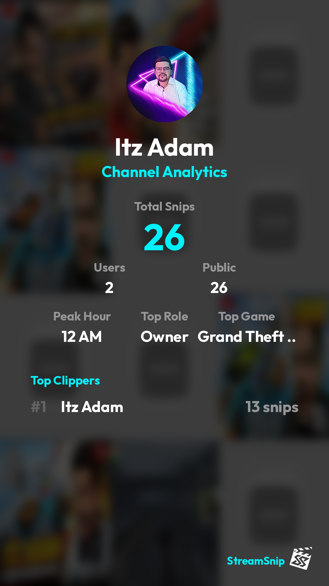 Stats Share Card