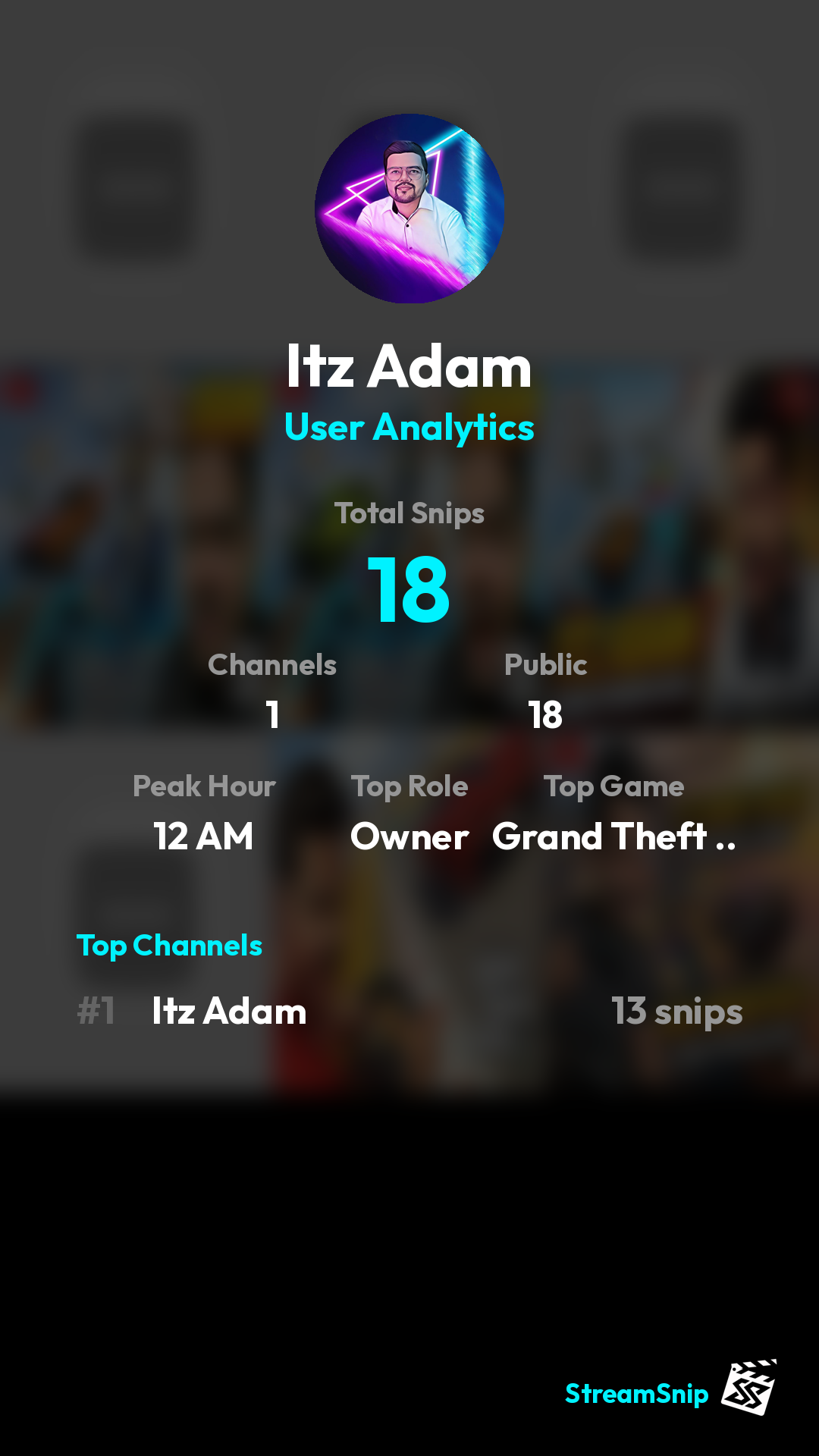 Stats Share Card