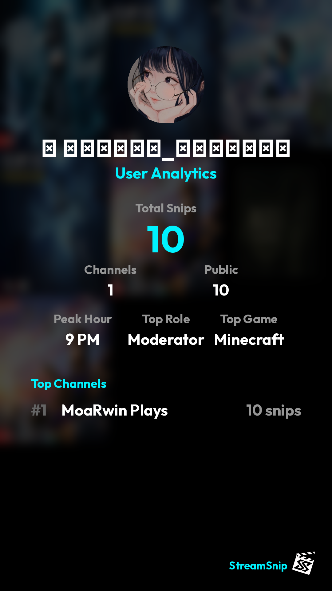 Stats Share Card