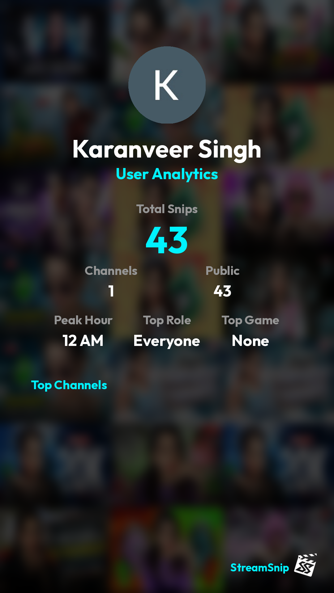 Stats Share Card