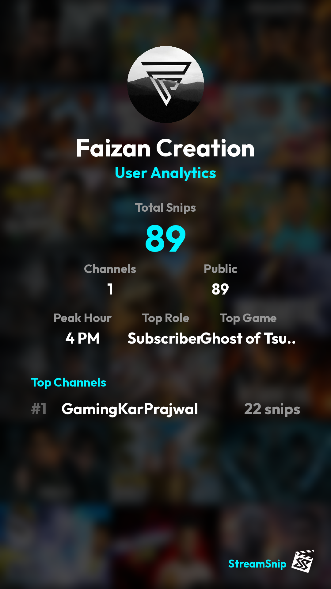 Stats Share Card