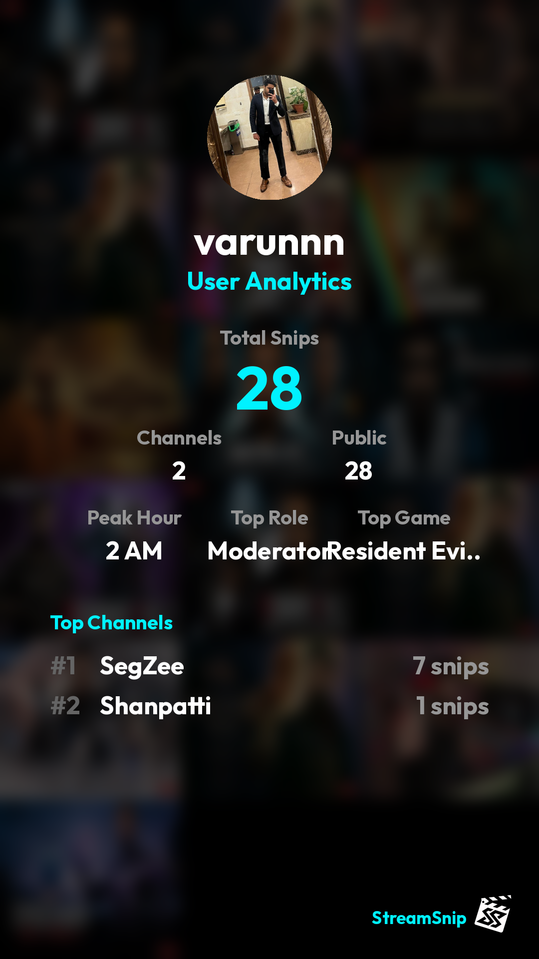 Stats Share Card