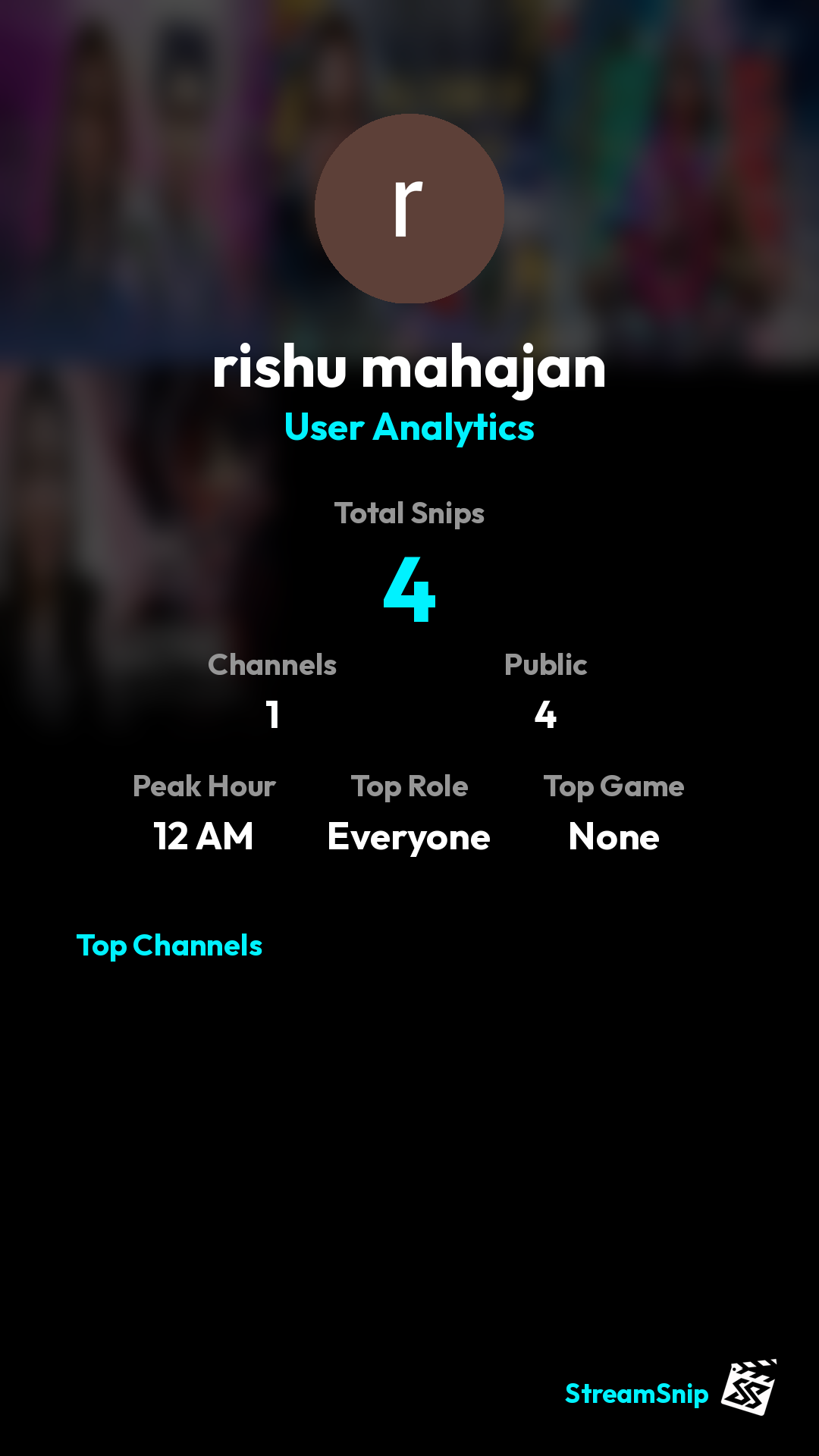 Stats Share Card
