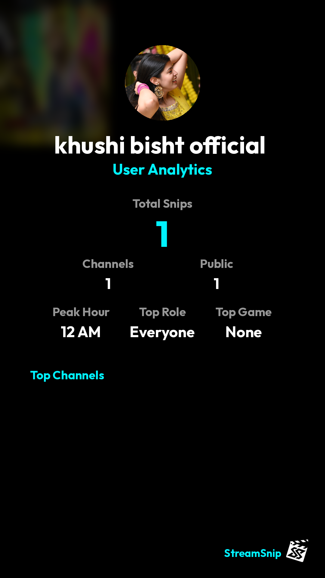 Stats Share Card