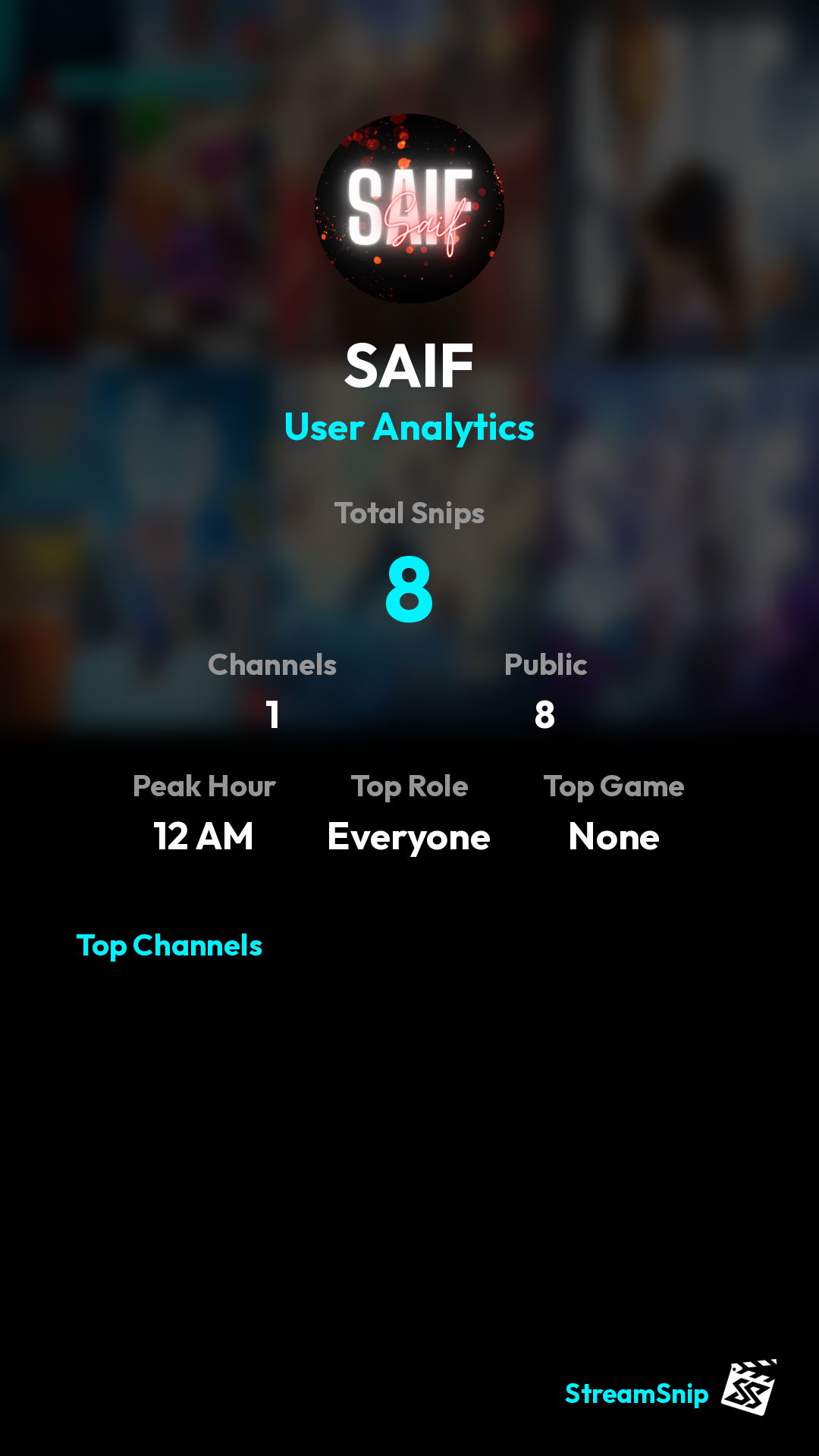 Stats Share Card