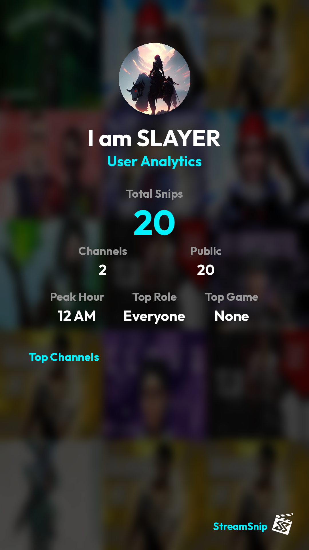 Stats Share Card