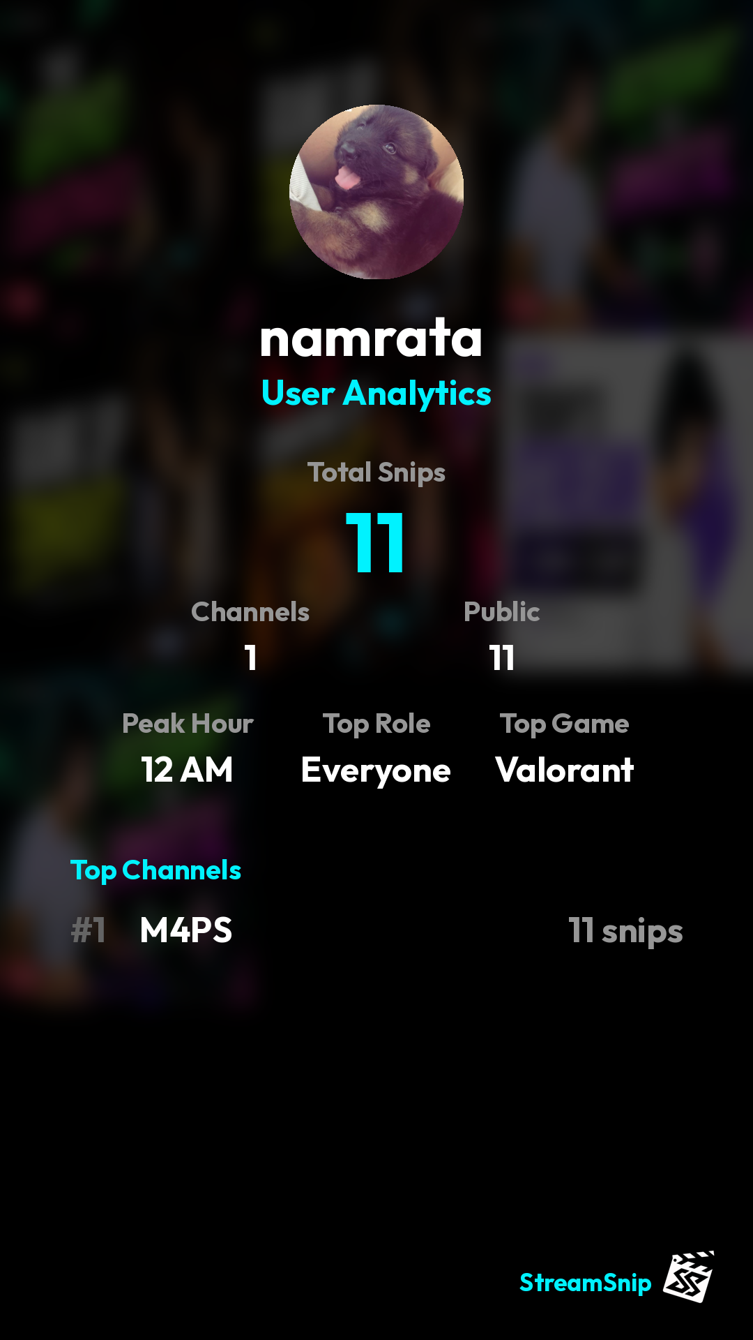Stats Share Card