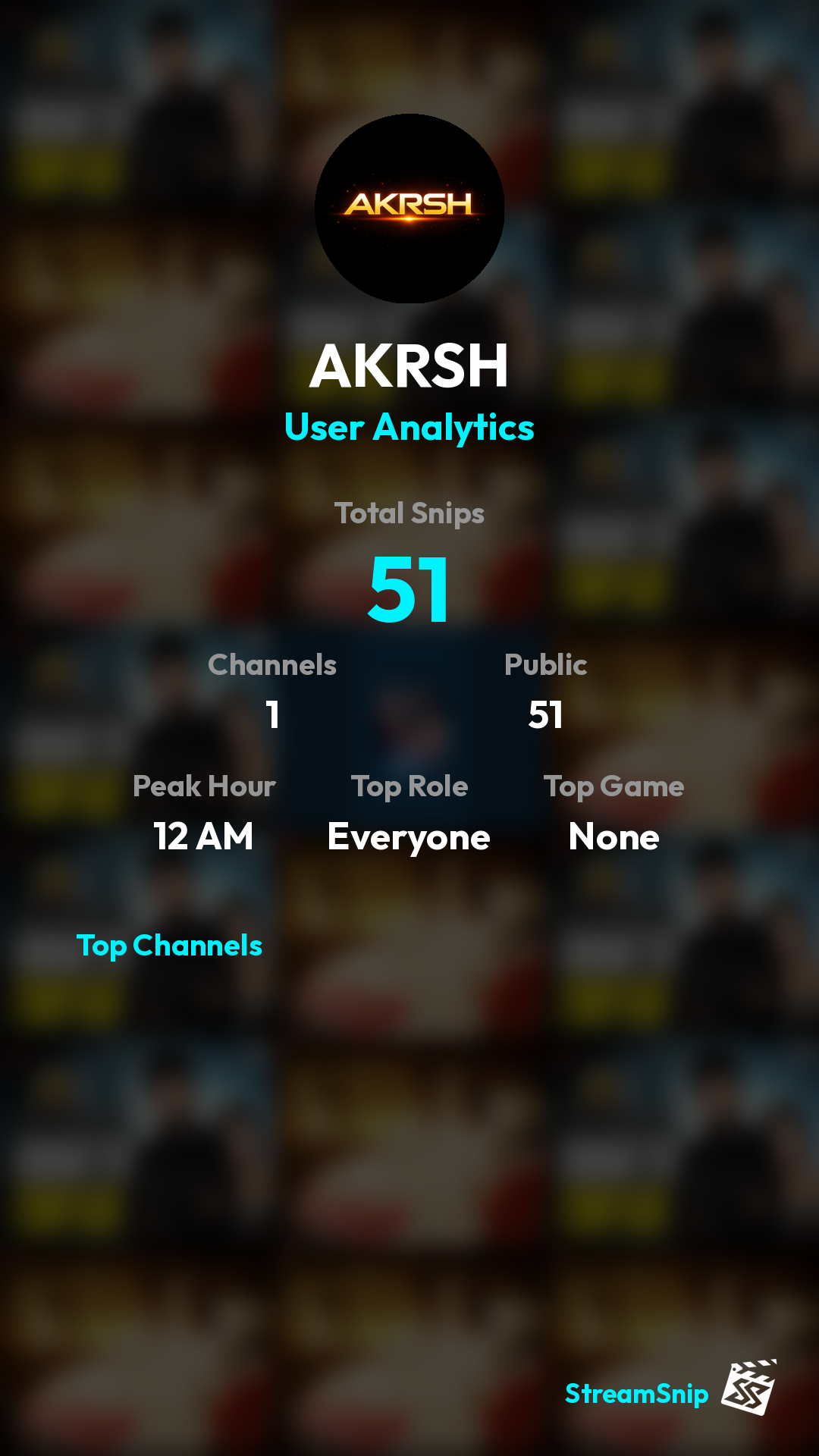 Stats Share Card