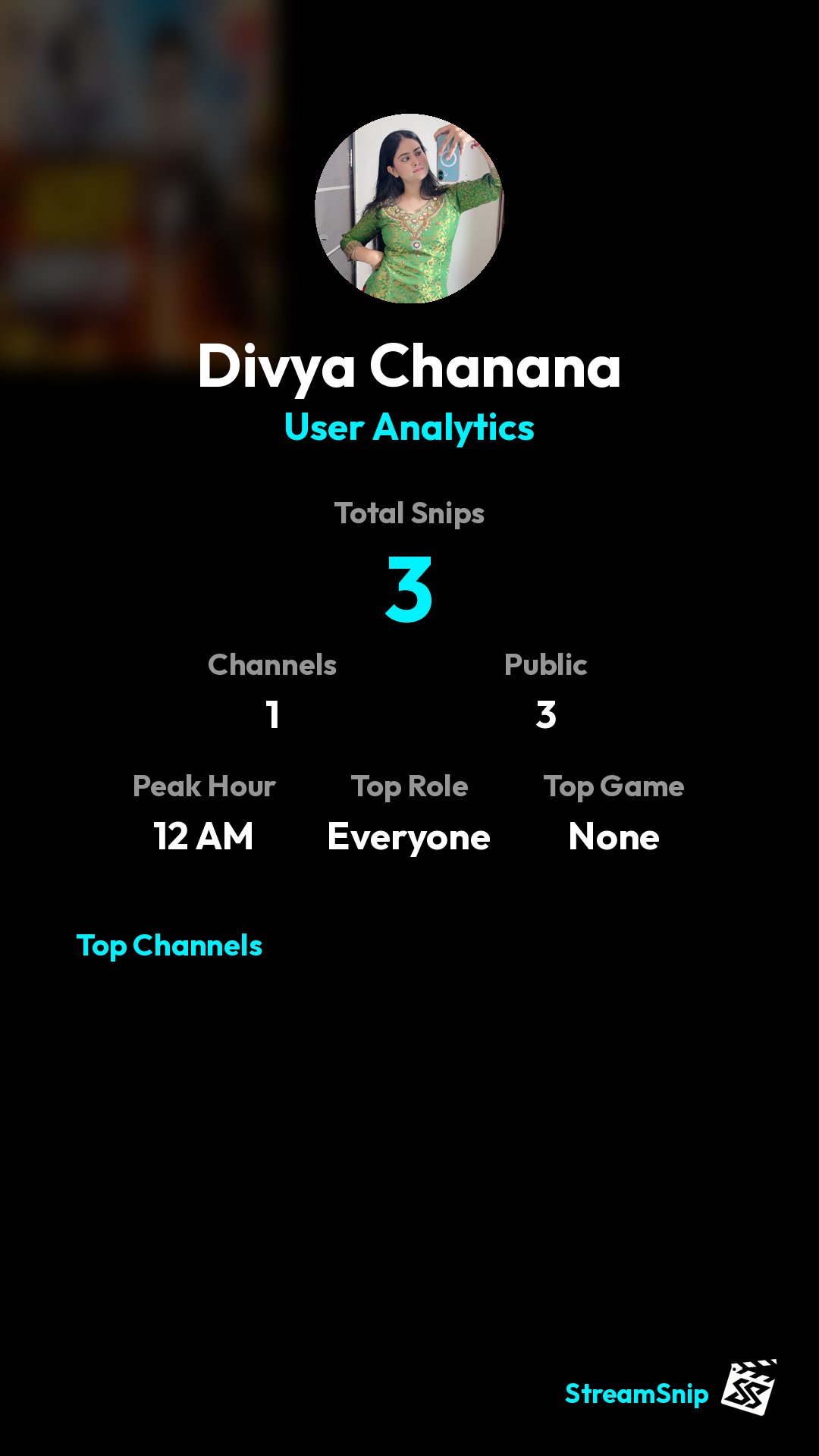 Stats Share Card