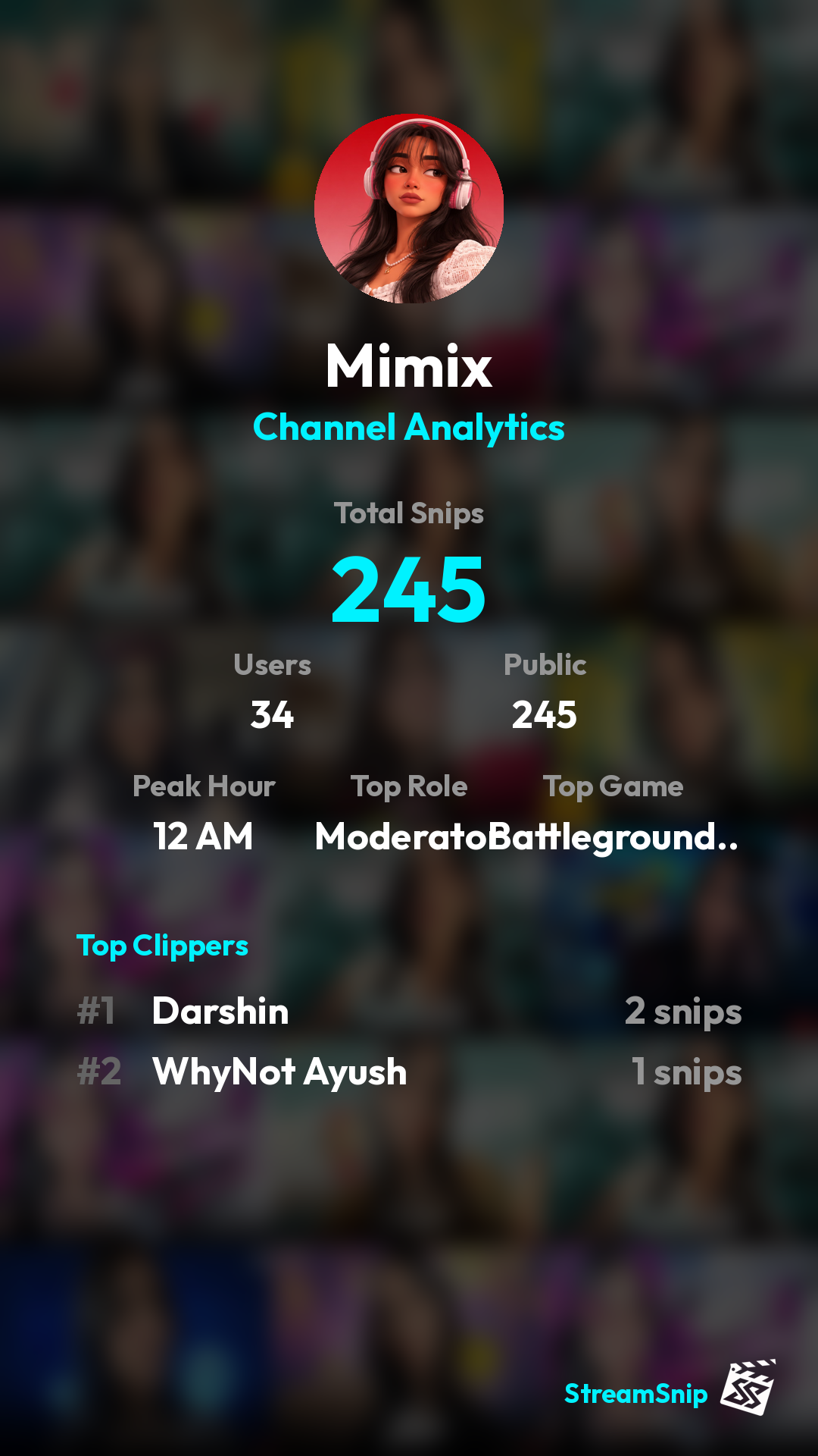 Stats Share Card