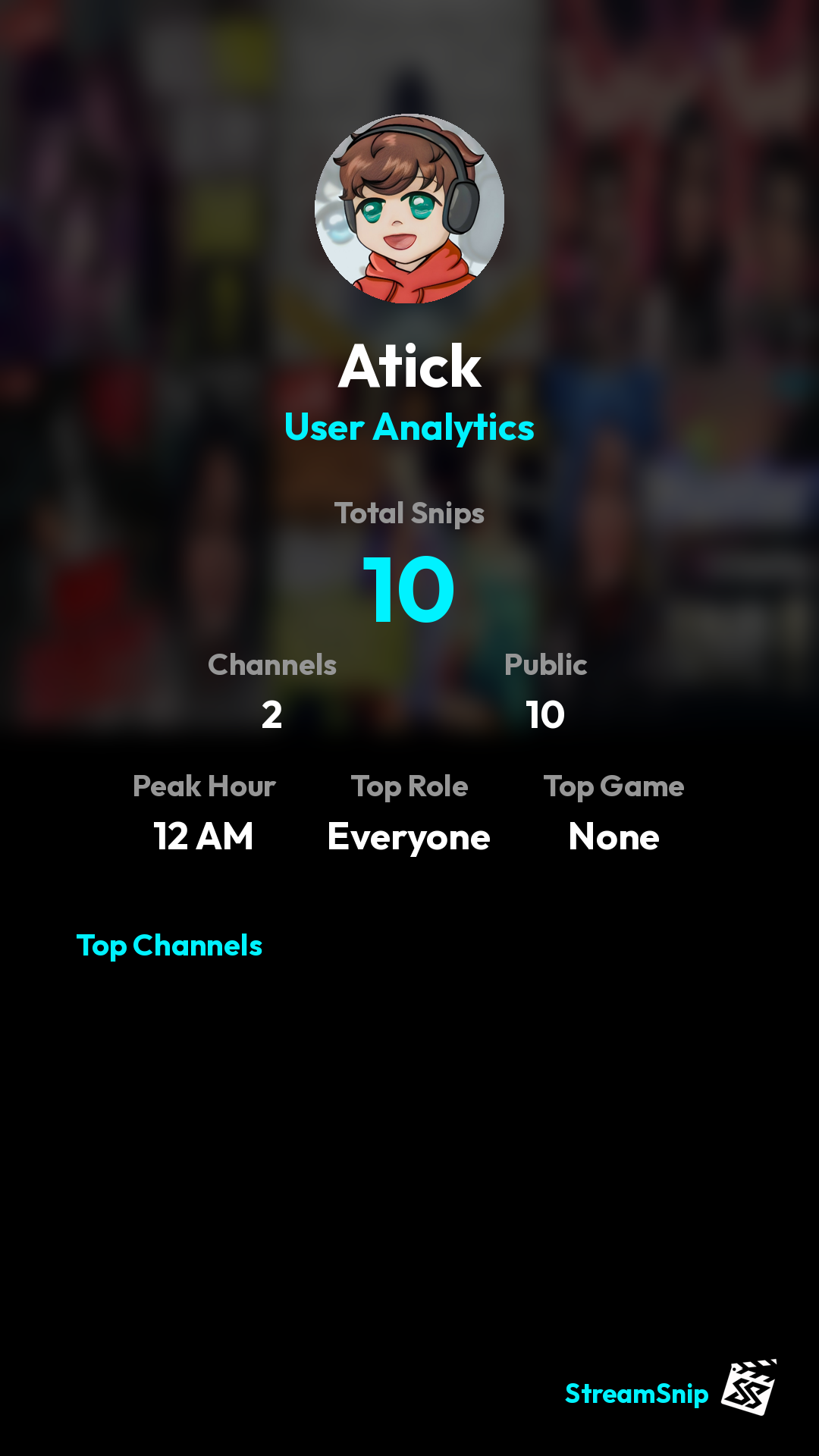 Stats Share Card