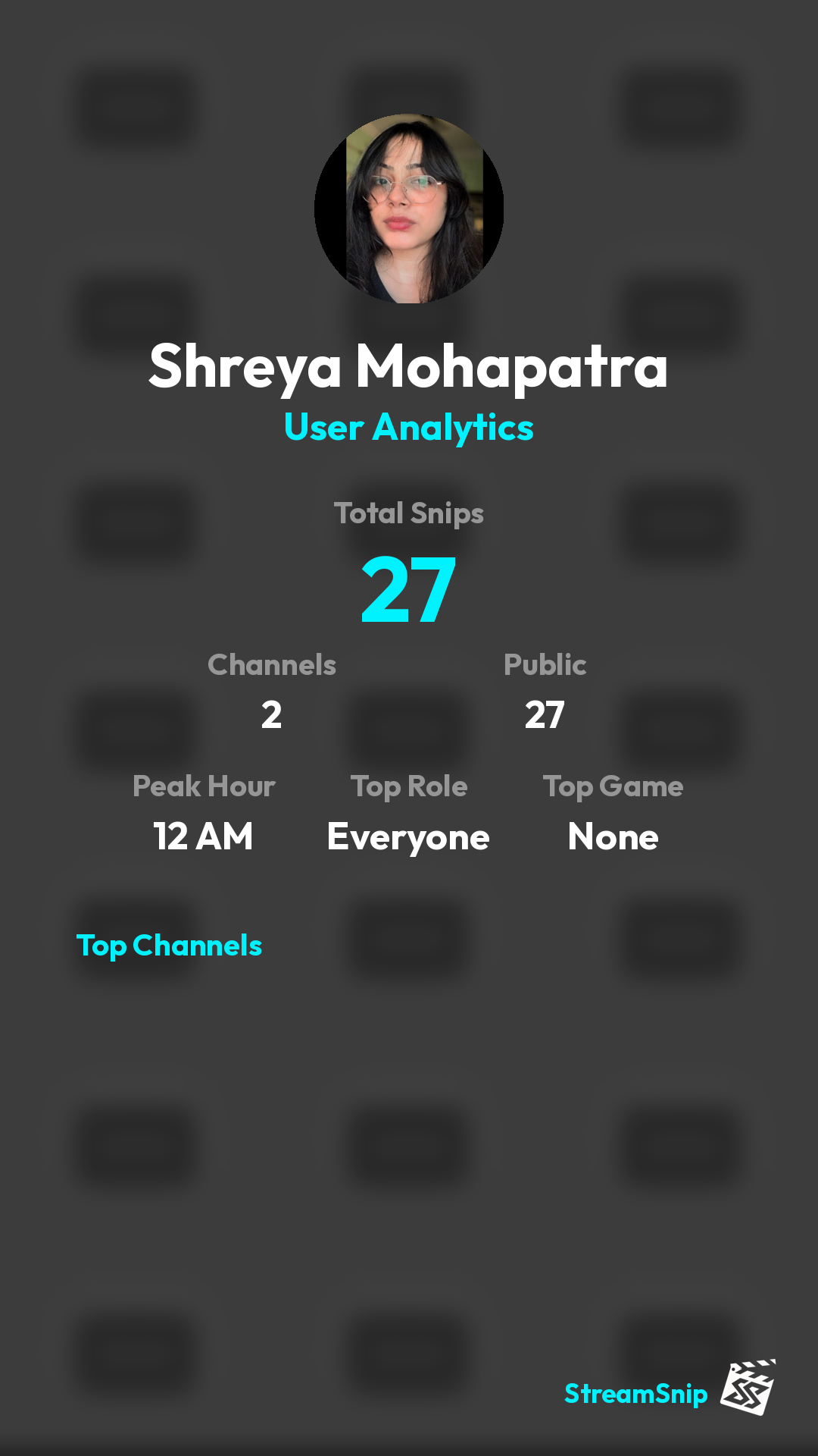 Stats Share Card