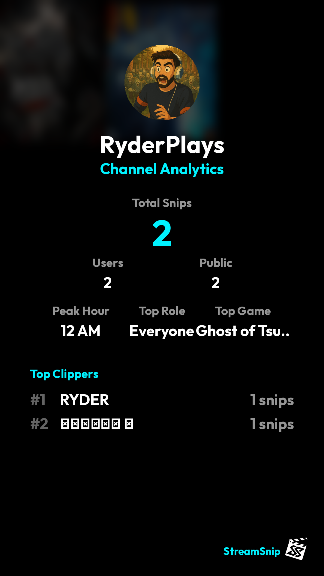 Stats Share Card
