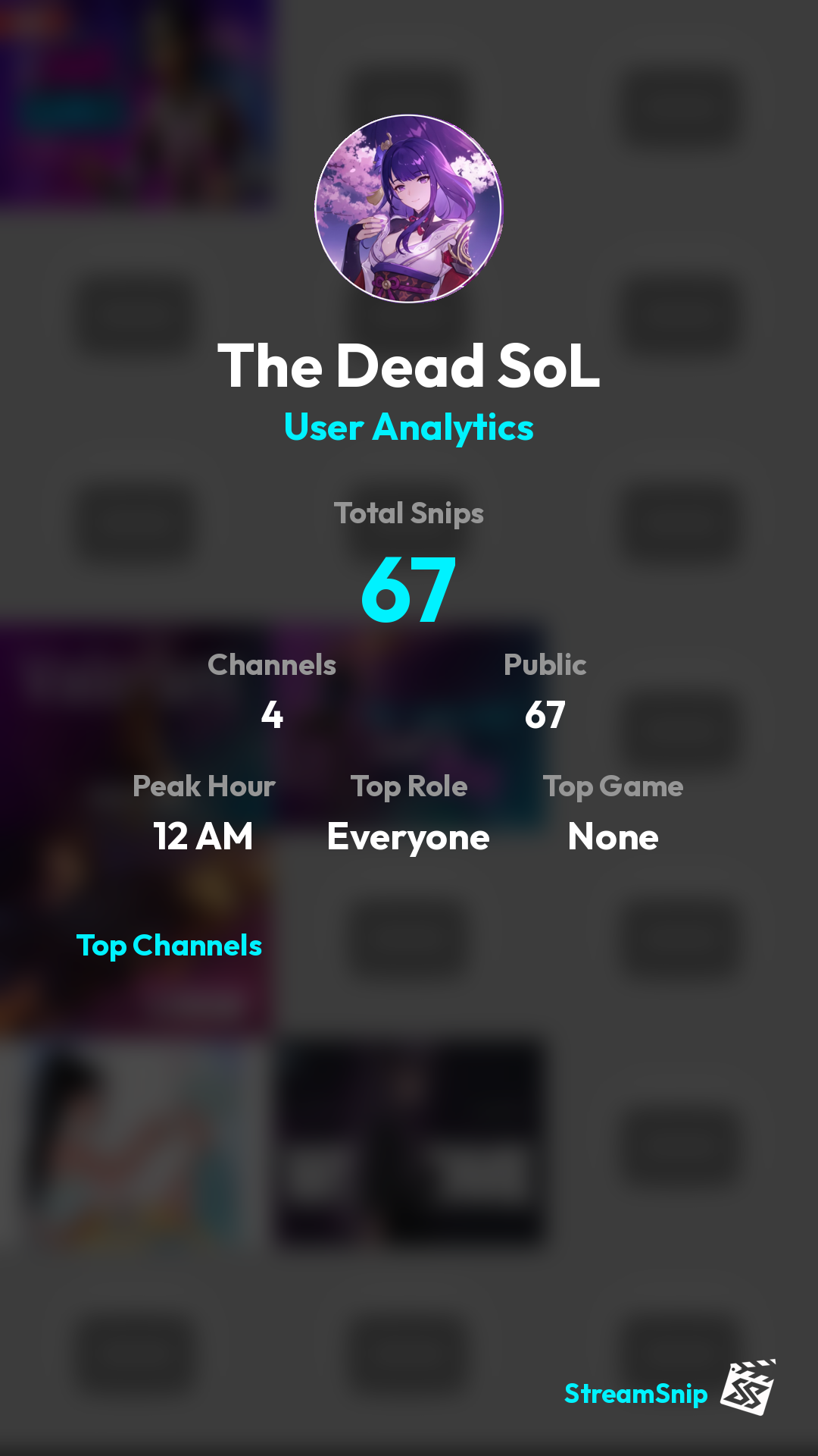 Stats Share Card