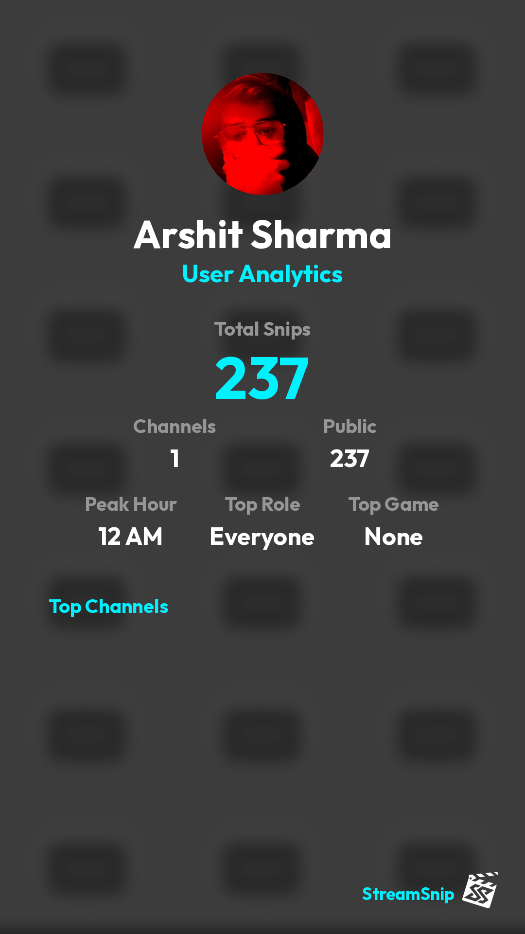 Stats Share Card